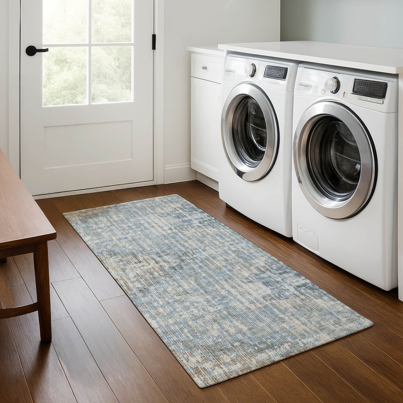 Premium Machine Washable Ansley Geometric Rug, Runner 2'3" x 7'6"