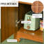 Armoire de rangement avec rangement, armoire à vin, armoire rétro