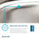 Asana Stainless Steel Circular Drop-In Bathroom Sink and Overflow