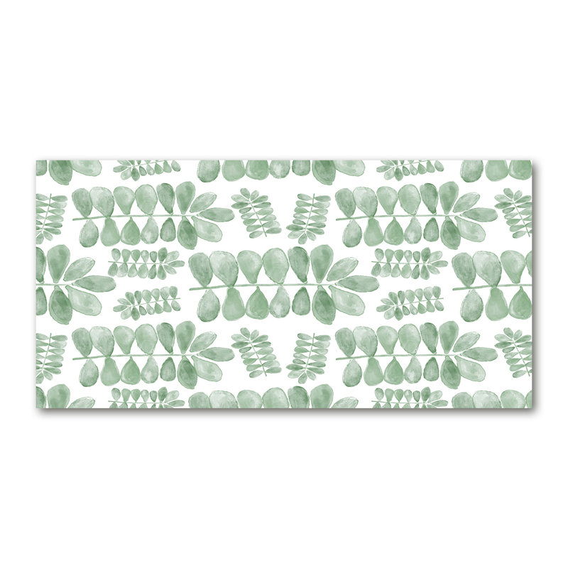 Green Leaves - Wrapped Canvas Print