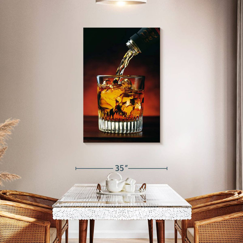 Yarlin Flowing Whisky, 45" H x 30" W