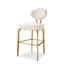 Dorrego Upholstered Stool with Metal Frame-1190521861