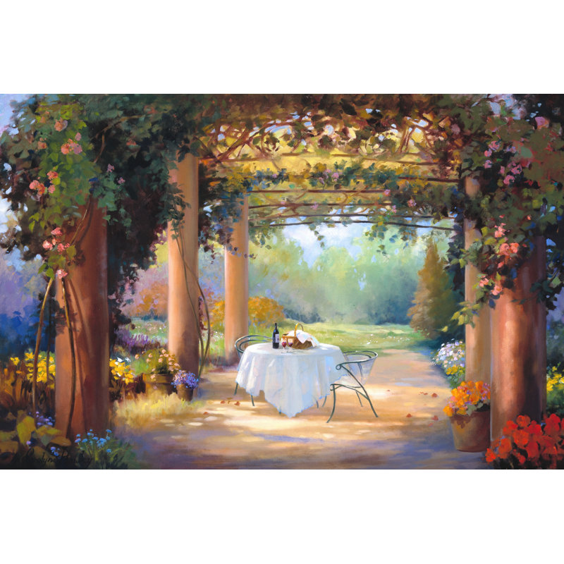 Vino Al Fresco 1 Piece Wrapped Canvas Wall Art, 20cm H x 30cm W x 3.8cm D
