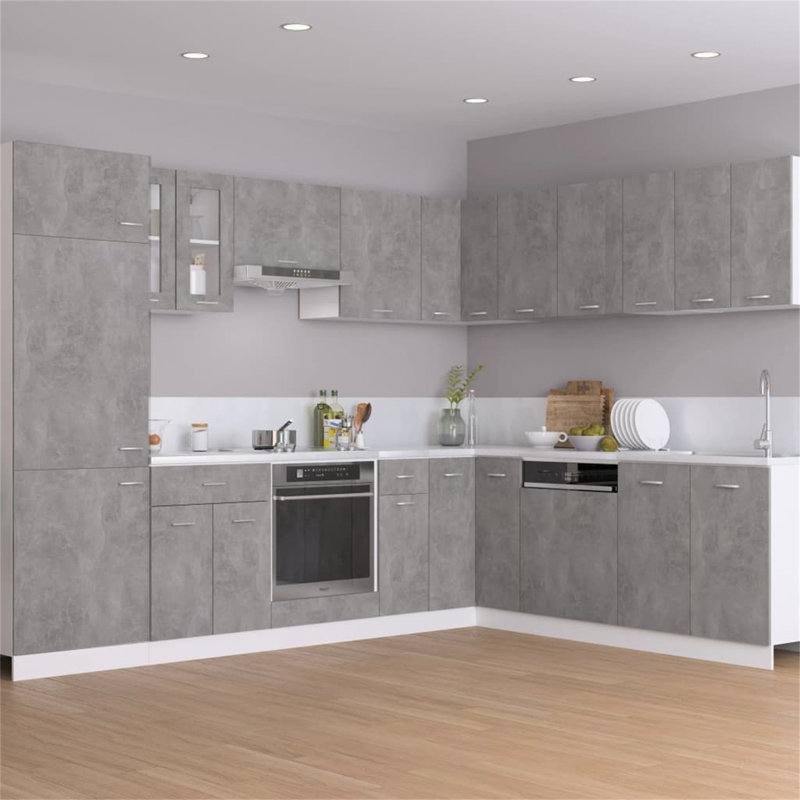 Oven Cabinet 60X46x81.5 Cm, Light Grey