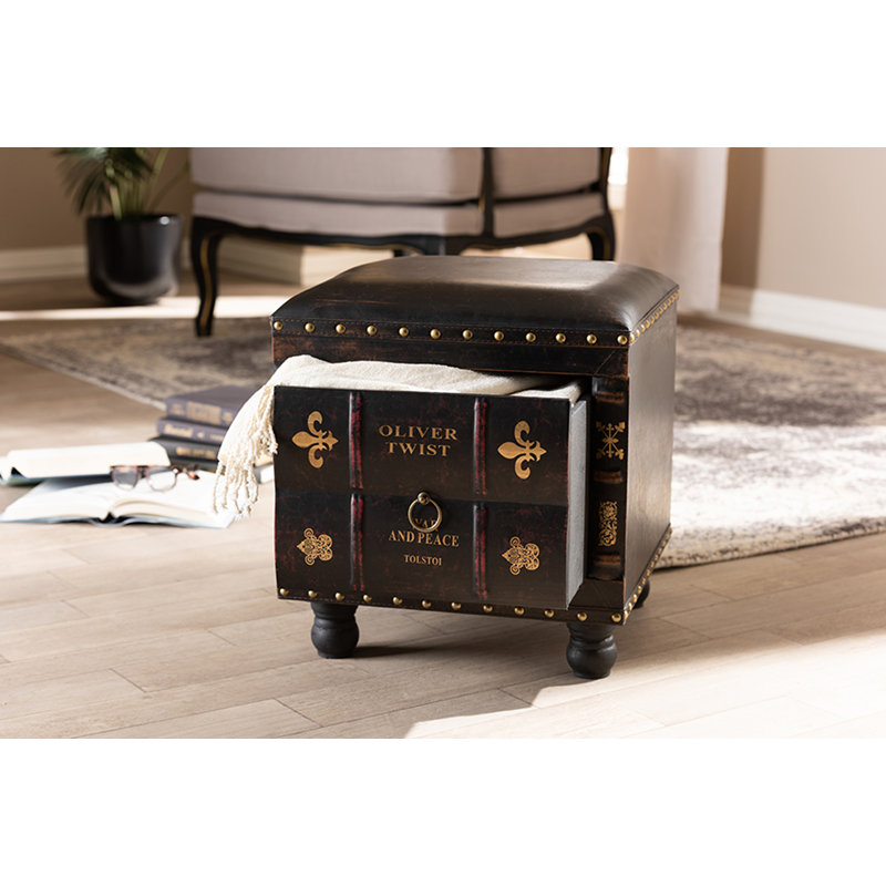 Repose-pieds rangement Edwyn