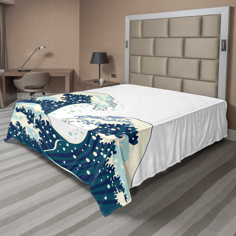 Drap-housse japonais Ambesonne, Très grand californien