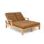 Io Outdoor Teak Wood Chaise Lounge