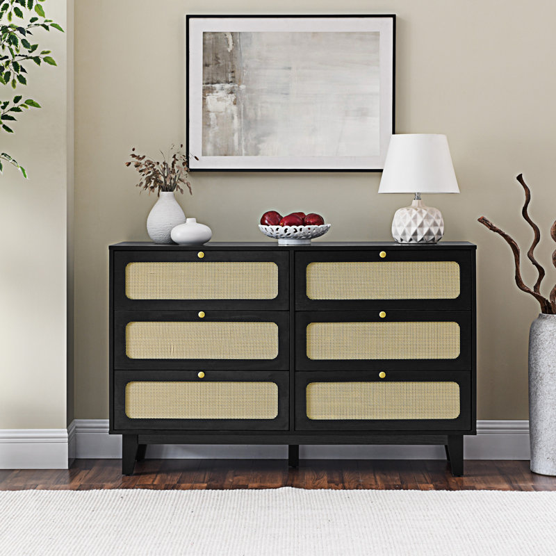 Commode à tiroirs, Noir
