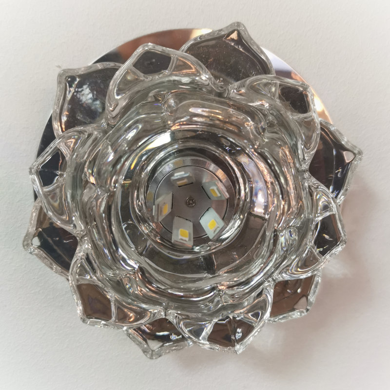Abul Crystal LED Flush Mount, 2500