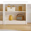 Bibliothèque moderne simple en bois manufacturé-106616625