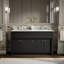 Armoire de meuble-lavabo avec lavabo et plateau en quartz Alouette