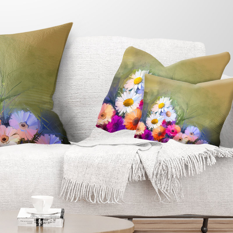 Coussin White, Rectangle, 12 po x 20 po