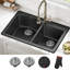 KRAUS Forteza™ 33" L Dual Mount 60/40 Double Bowl Granite Kitchen Sink-25954101