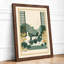Geometric Leisure Art Deco - Framed Print-915840362-915840372