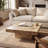 Modern Coffee Table With Stylish Texture Design-432230150