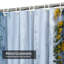 Rideau de douche avec 12 crochets-44951164