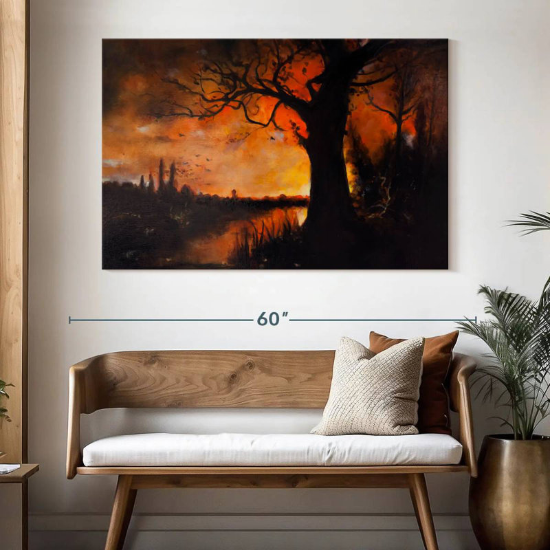 Alvord Halloween Landscape, 34" H x 51" W