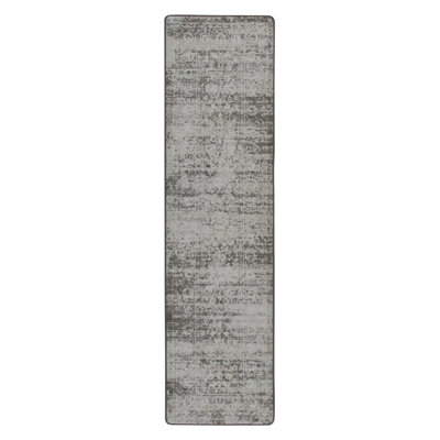 Tapis oriental argenté brun Goutier Camak