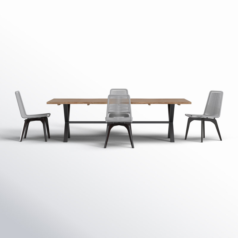 Naples 94.5'' Rectangular Outdoor Dining Set, 4