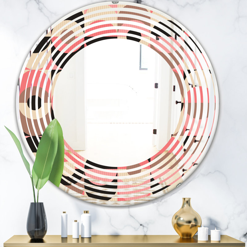 Miroir mural Wave, H 24 po x l 24 po