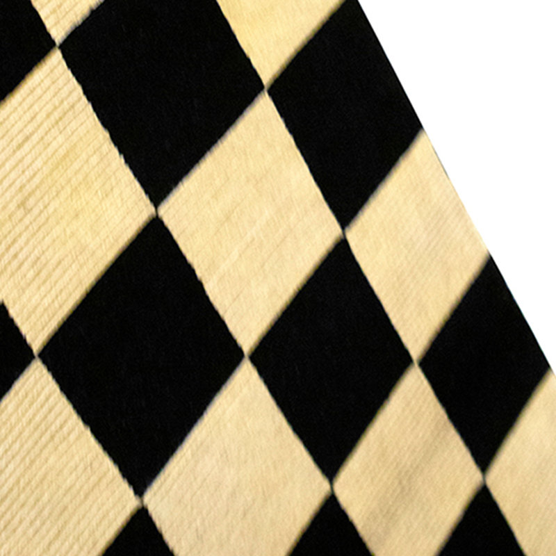 High-Quality Hand-Knotted Gold Area Rug, Rectangle 46" x 70"