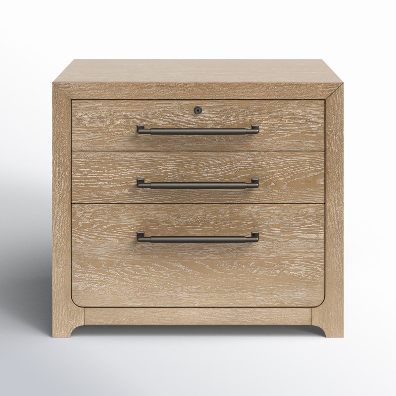 Fitzgerald 3 - Drawer Vertical File Cabinet
