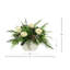 Rose, Evergreen And Cedar Holiday Arrangement