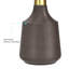 Petite lampe de table 19,75 po en céramique / métal (gris) - Modern Funky Lamps-1198524093