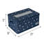 Rangement d'ornement de Noël résistant à l'humidité H 12 po x l 16 po x P 24 po Arana