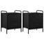 40 cm W Galvanised Steel Bedside Table-1716304368