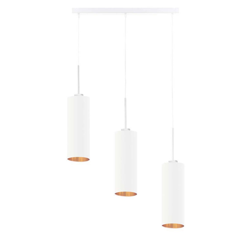 Tonasket 3 - Light Kitchen Island Pendant, White