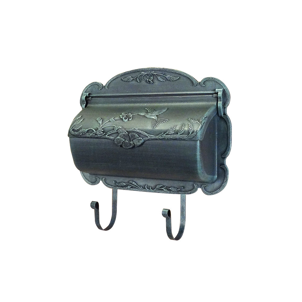 Aluminum Wall Mounted Mailbox Special Lite Products Color: Verde Green