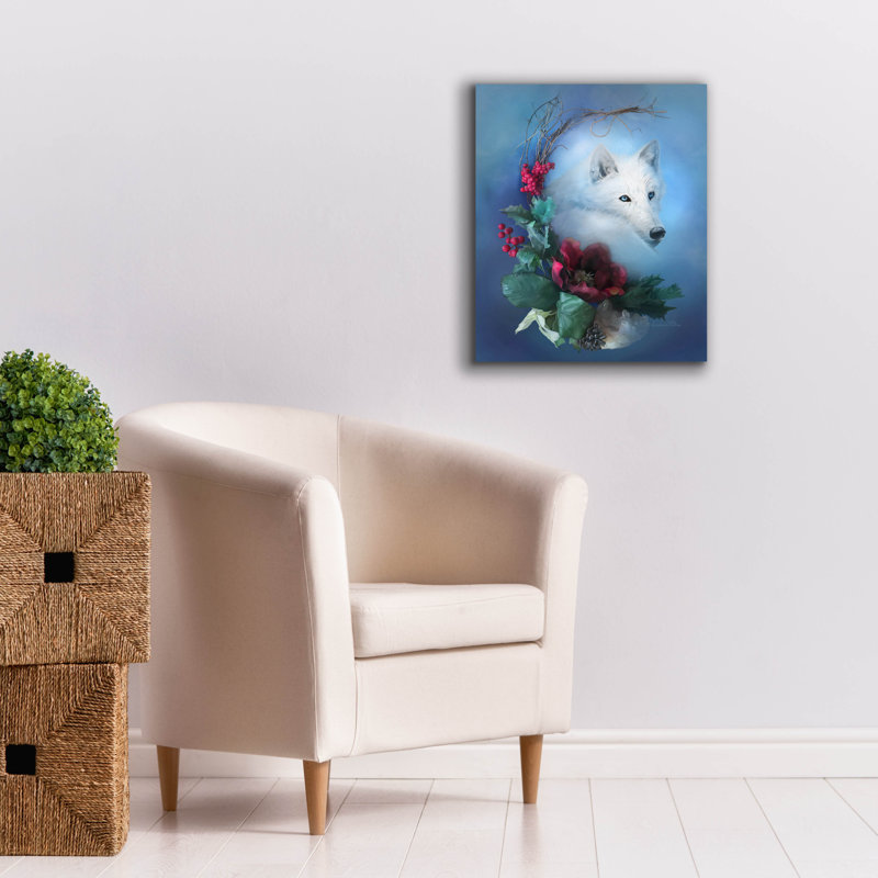 Art mural sur toile Epic Graffiti «Crescent Wild Winter Solstice» par Art and a Little Magic, H 24 po x l 20 po x P 0,75 po