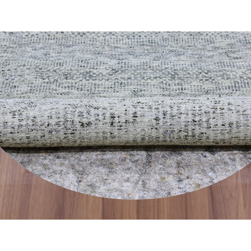 Tapis gris nouvel âge 6 pi x 6 pi Traneka