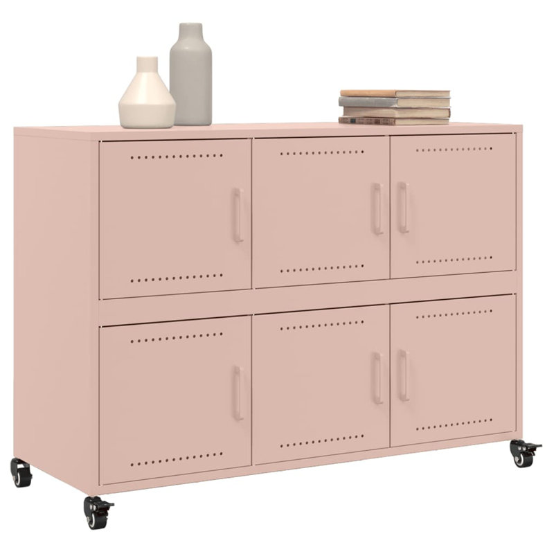 Roshea 100.5cm Sideboard, Antique Pink/Pink