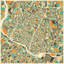 «Abstract City Map of Austin», impression sur toile tendue-23227716-74528847-74597137