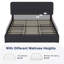 Lit plateforme tapissier à 4 tiroirs Huntsville -2016990188-2078020295