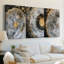 ABSTRACT Series CCXLVII - Toile tendue sur mesure - 3 pièces-1389038258