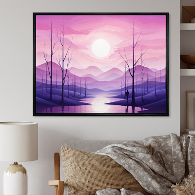 Minimalisme des forêts, fréquence IV sur toile
