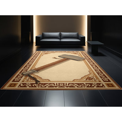 Tapis oriental doux brun moelleux - histoire et civilisation
