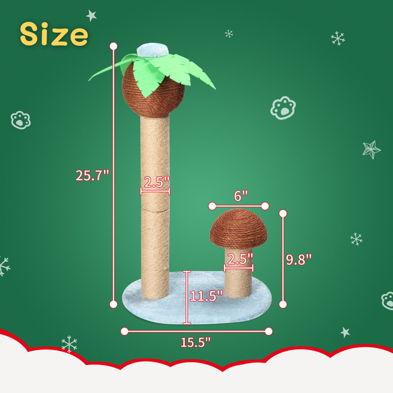 Grattoir pour chat Coconut Palm Tree