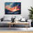 Magma does not wait - 36"x48" Framed canvas
