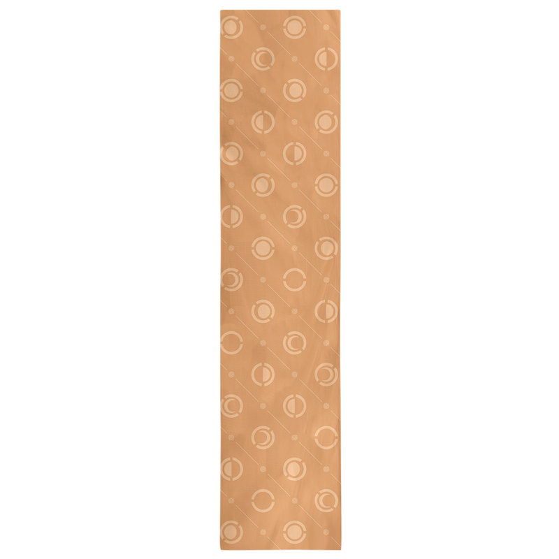 Classic Moon Phases Table Runner, 16" x 72", Orange