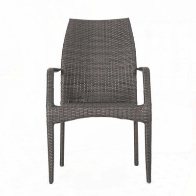 Fauteuils club d'extérieur en osier