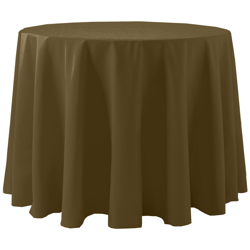 Ultimate Textile -2 Pack- Cotton-Feel 102-Inch Round Fine Dining Tablecloth, Ivory Cream, 102" x 102", 5, Cafe