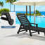 Chaise longue avec accoudoirs et roulettes Swann-107144115