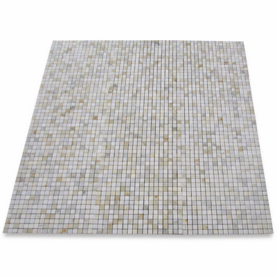 Carreau de mosaïque en marbre 12 po x 12 po