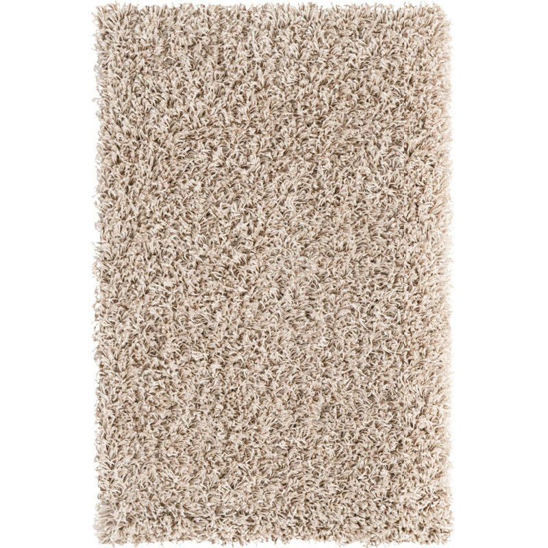 Checotah Handmade Wool Gray Area Rug, Rectangle 2' x 3'