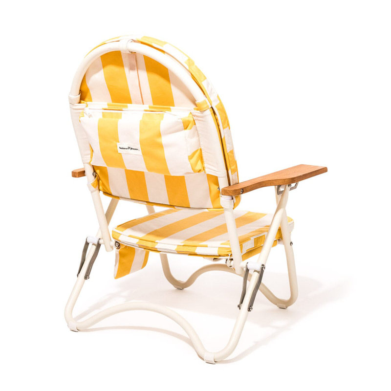 Pam Chair, Yellow/White Striped