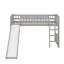 Lit mezzanine simple avec glissoire et échelle